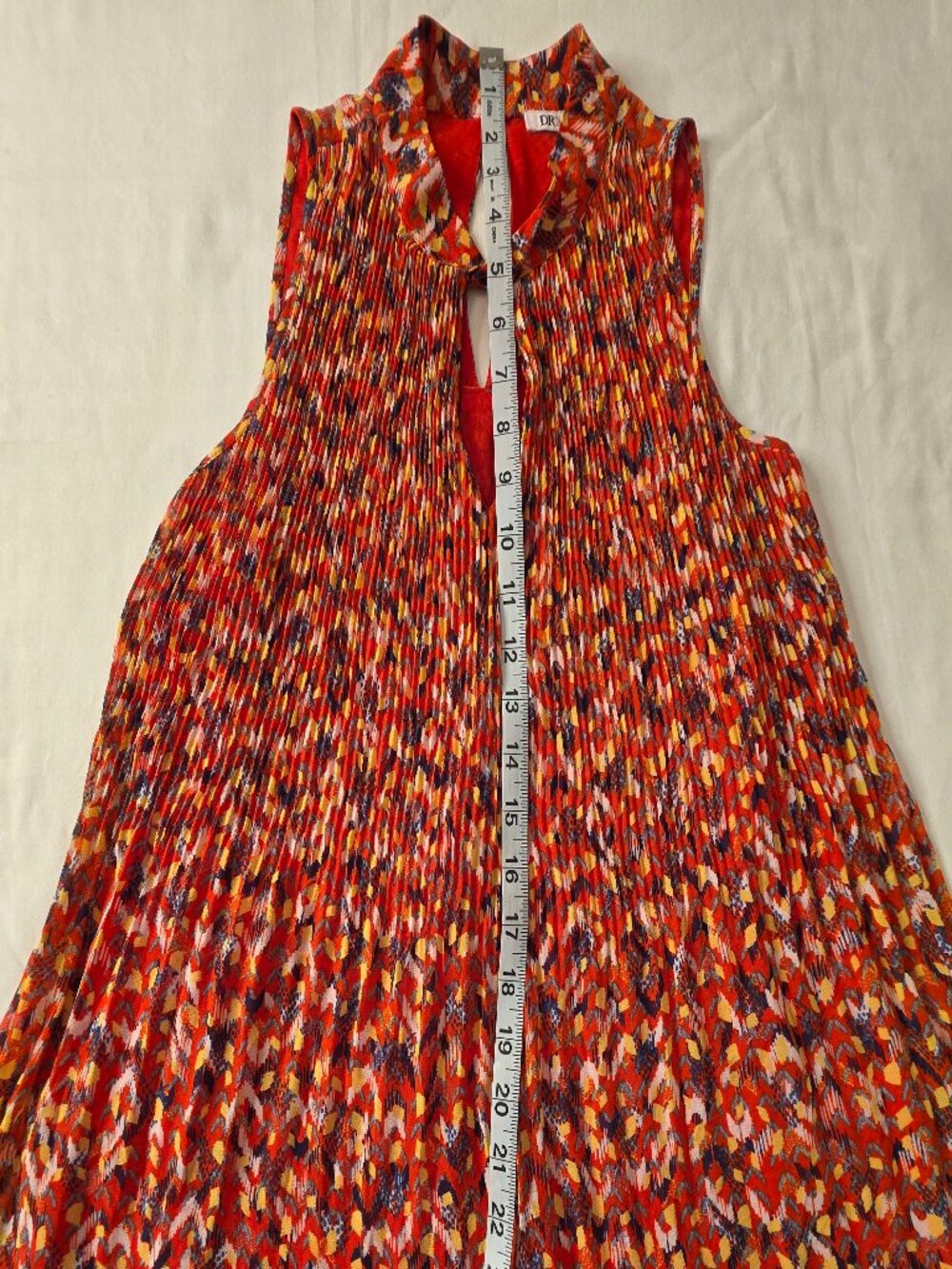 DR2 Sleeveless, Round Neck Women's Blouse, Size XS - Picture 5 of 9